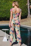 Explore More Collection - ODDI Full Size Floral Sleeveless Wide Leg Jumpsuit