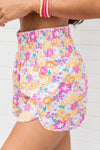 Explore More Collection - Printed High Waist Shorts