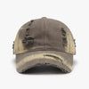 Explore More Collection - Distressed Adjustable Cotton Baseball Cap