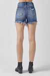 Explore More Collection - RISEN High Rise Distressed Denim Shorts