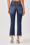 Explore More Collection - Risen Full Size Frayed Hem Cropped Straight Jeans