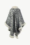 Explore More Collection - Leopard Open Front Poncho