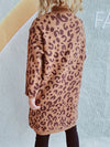 Explore More Collection - Leopard Round Neck Long Sleeve Sweater