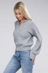 Explore More Collection - Easy-Wear Half-Zip Pullover