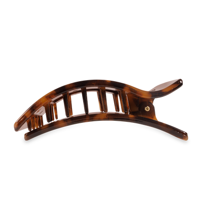Flat Rectangle Hair Clip | Large | Tortoise