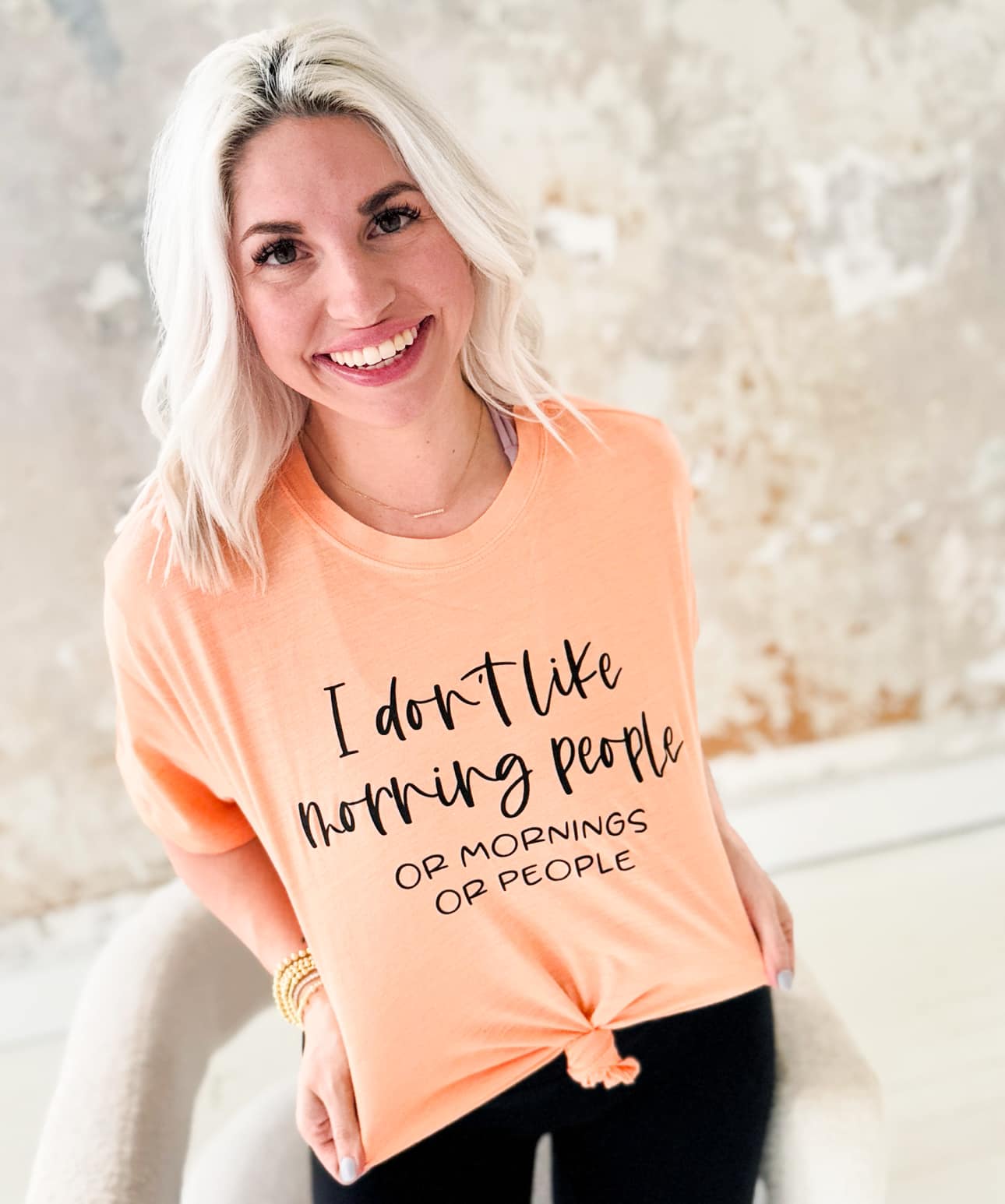 Explore More Collection - I Don't Like Morning People Graphic Tee