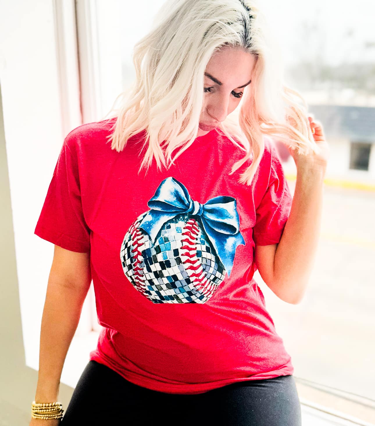 Explore More Collection - Disco Baseball Graphic Tee