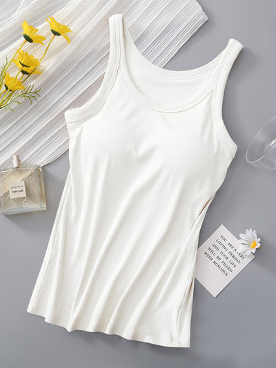 Explore More Collection - Round Neck Tank with Bra