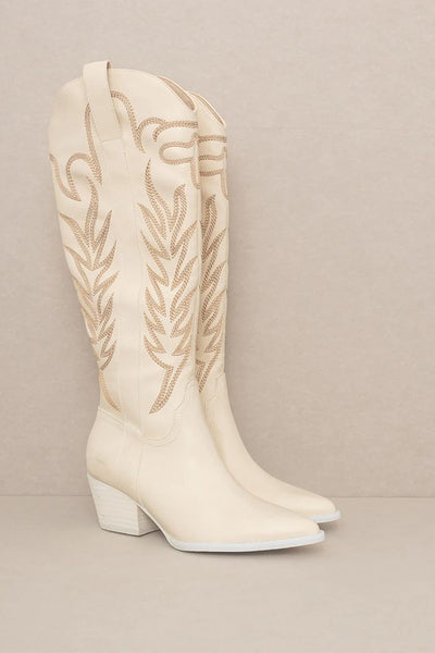 Explore More Collection - SAMARA-EMBROIDERY WESTERN KNEE HIGH BOOTS