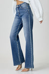 Explore More Collection - RISEN High Waist Jeans with Pockets