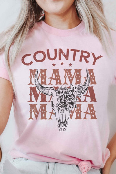 Explore More Collection - COUNTRY MAMA Graphic T-Shirt