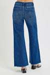 Explore More Collection - RISEN Tummy Control High Rise Wide Leg Jeans