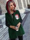 Explore More Collection - Santa Open Front Hooded Vest Coat