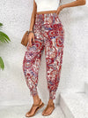 Explore More Collection - Printed High Waist Pants