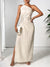 Explore More Collection - Slit One Shoulder Sleeveless Maxi Dress