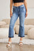 Explore More Collection - Judy Blue Full Size Release Hem Cropped Bootcut Jeans