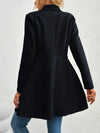 Explore More Collection - Collared Neck Button Up Long Sleeve Coat