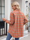 Explore More Collection - Plaid Button Up Long Sleeve Shirt