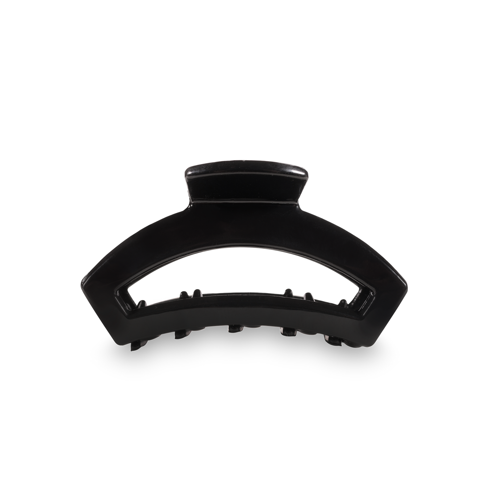 Open Jet Black Tiny Hair Clip - Teleties