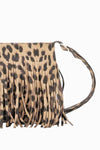 Explore More Collection - Adored PU Leather Crossbody Bag with Fringe