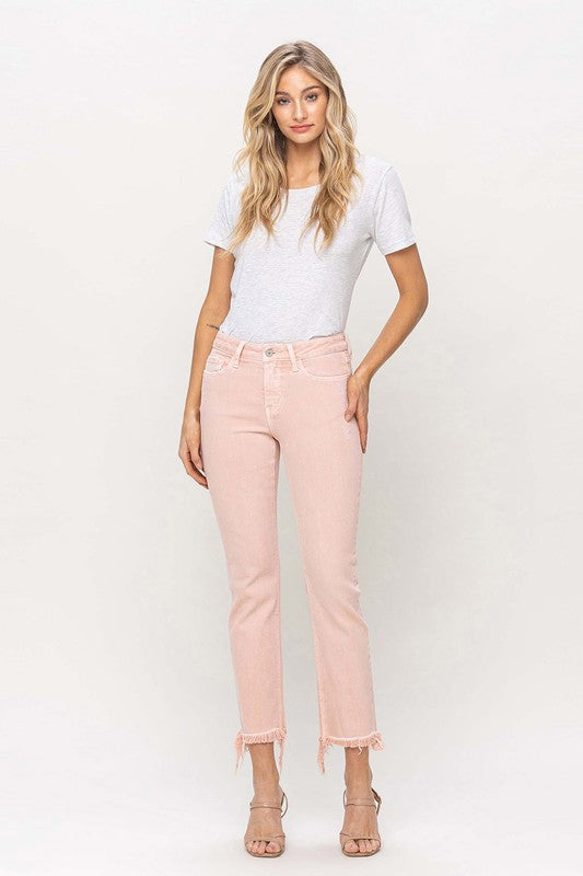 Explore More Collection - Mid Rise Straight Jeans
