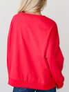 Explore More Collection - Letter Round Neck Long Sleeve Sweatshirt