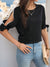 Explore More Collection - Round Neck Split Sleeve Blouse