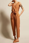 Explore More Collection - Full Size Surplice Sleeveless Jumpsuit