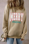 Explore More Collection - MERRY CHRISTMAS Round Neck Long Sleeve Sweatshirt