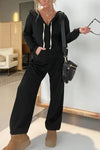 Explore More Collection - Full Size Drawstring Long Sleeve Jumpsuit