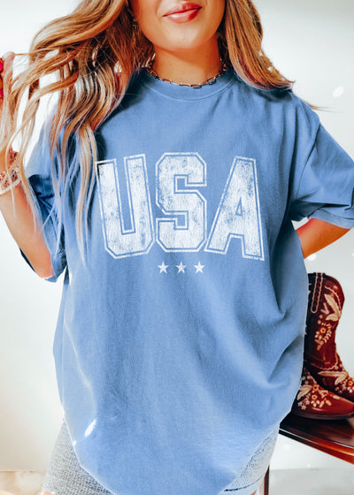 USA Star Tee *6 Colors (S-3X)
