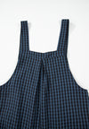 Explore More Collection - Plaid Wide Strap Wide Leg Overalls