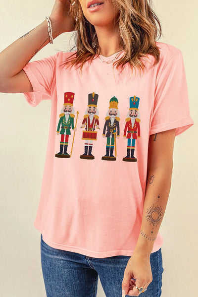 Explore More Collection - Nutcracker Round Neck Short Sleeve T-Shirt