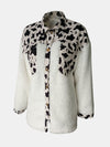 Explore More Collection - Fuzzy Button Up Long Sleeve Jacket