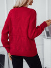 Explore More Collection - Round Neck Long Sleeve Sweater