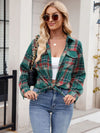 Explore More Collection - Plaid Button Up Long Sleeve Shirt