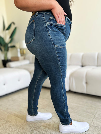 Explore More Collection - Judy Blue Full Size High Waist Skinny Jeans