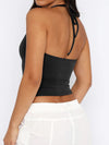 Explore More Collection - Lace Detail Halter Neck Cami