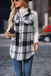 Explore More Collection - Plaid Button Up Vest Coat