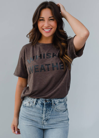 Brown Whiskey Weather Tee