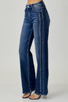 Explore More Collection - RISEN Mid Rise Straight Jeans