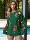 Explore More Collection - Sequin Gingerbread Man Long Sleeve Sweatshirt