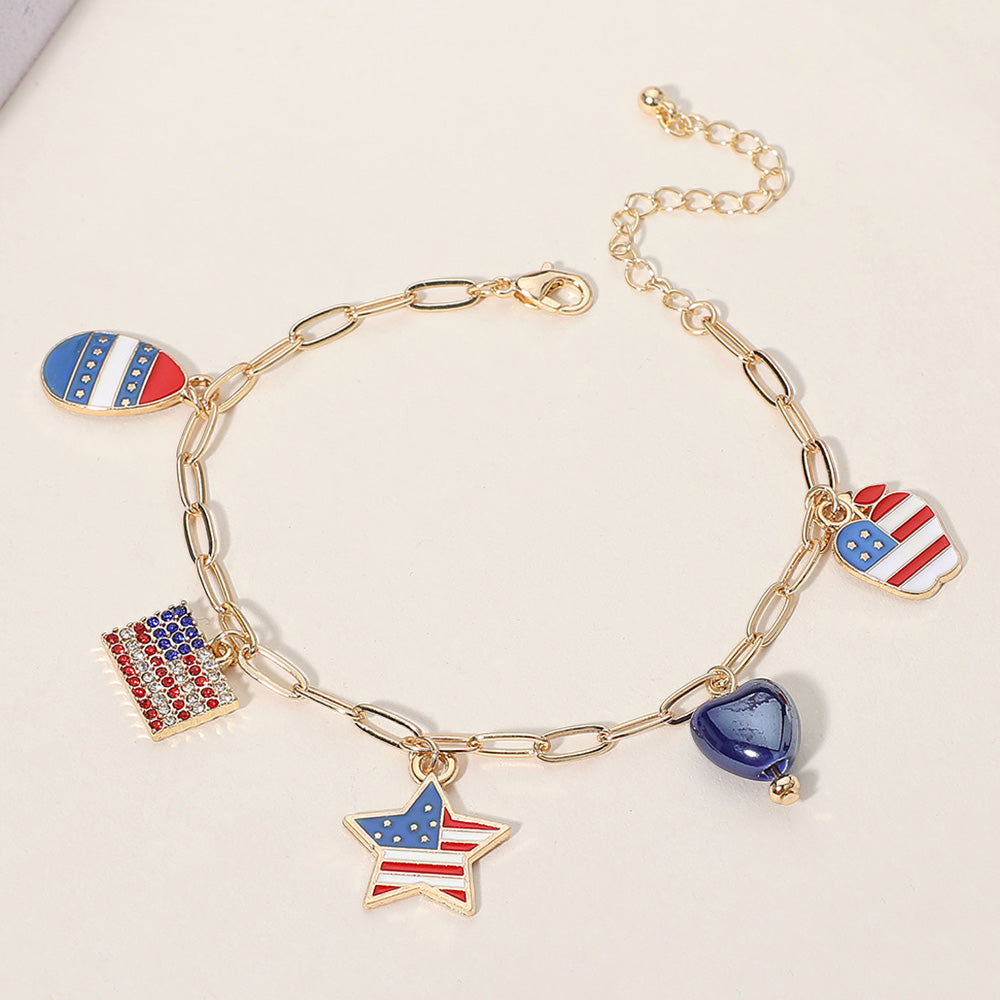 American Charm Bracelet