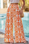 Explore More Collection - Printed Wide Leg Pants