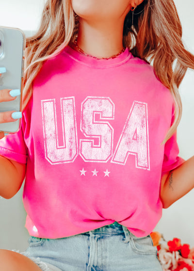 USA Star Tee *6 Colors (S-3X)