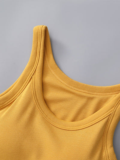 Explore More Collection - Round Neck Tank with Bra