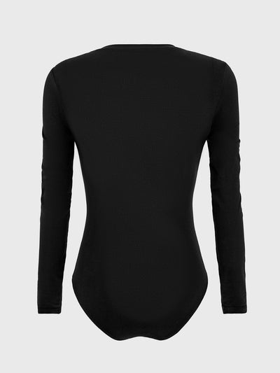 Explore More Collection - Round Neck Long Sleeve Bodysuit