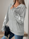 Explore More Collection - Perfee Half Zip Long Sleeve Hoodie