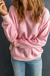 Explore More Collection - Round Neck Dropped Shoulder Sweatshirt