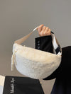 Explore More Collection - Sherpa Crossbody Bag with Adjustable Strap